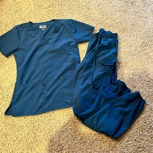 Caribbean blue scrubs